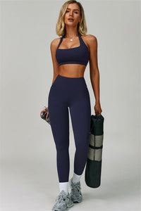 The Bold Halter Sports Bra Leggings 2-Piece Set
