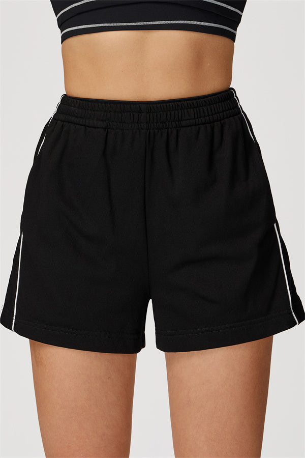 The Amara Lounge Shorts — Black