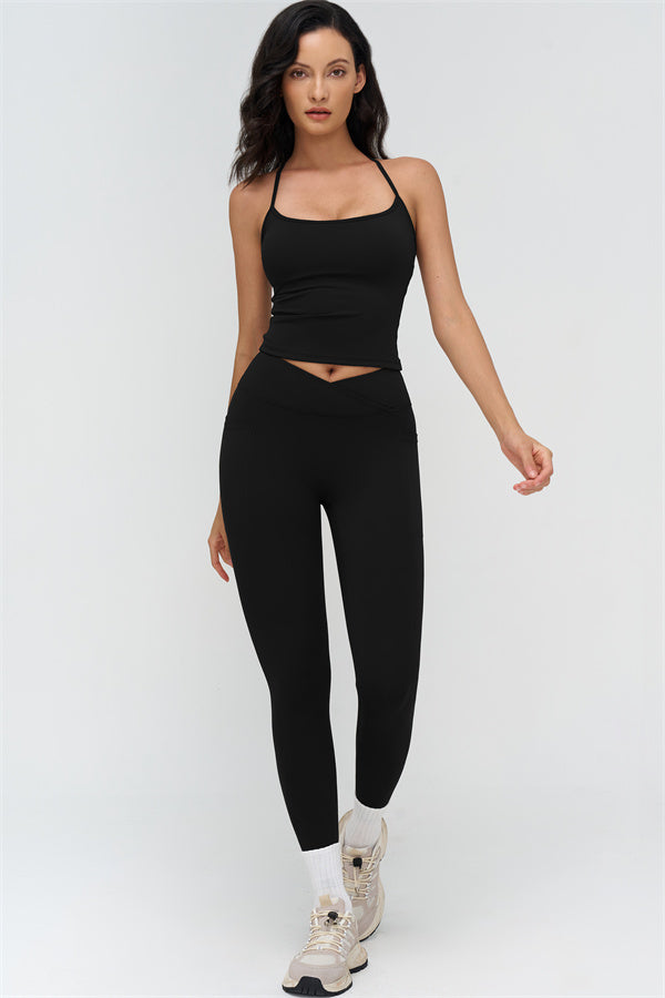 The BoldFit Crop Top Leggings 2-Piece Set