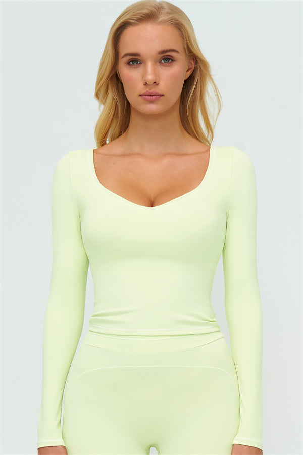 The Amara Long Sleeve T-shirt — Caper