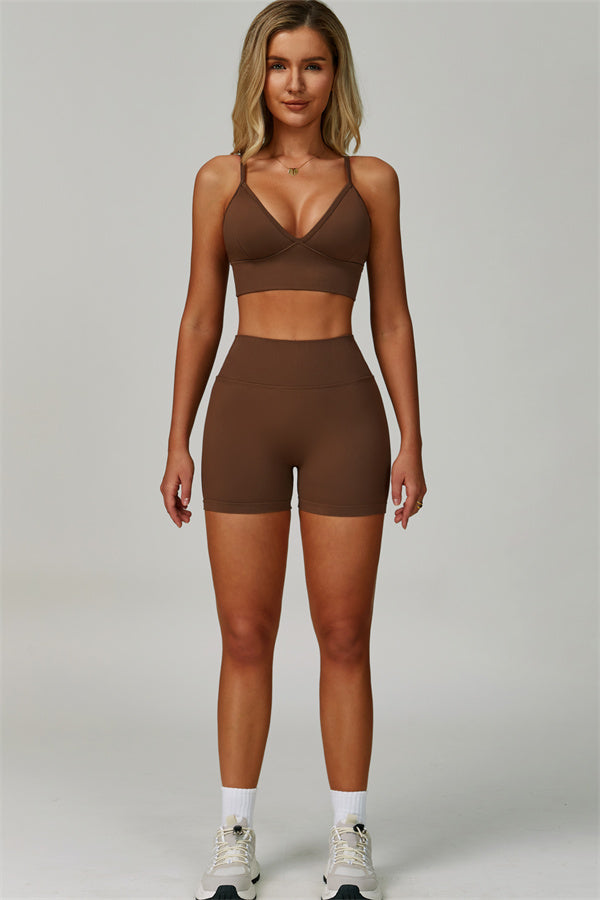 The Lagoon Sports Bra Shorts 2-Piece Set