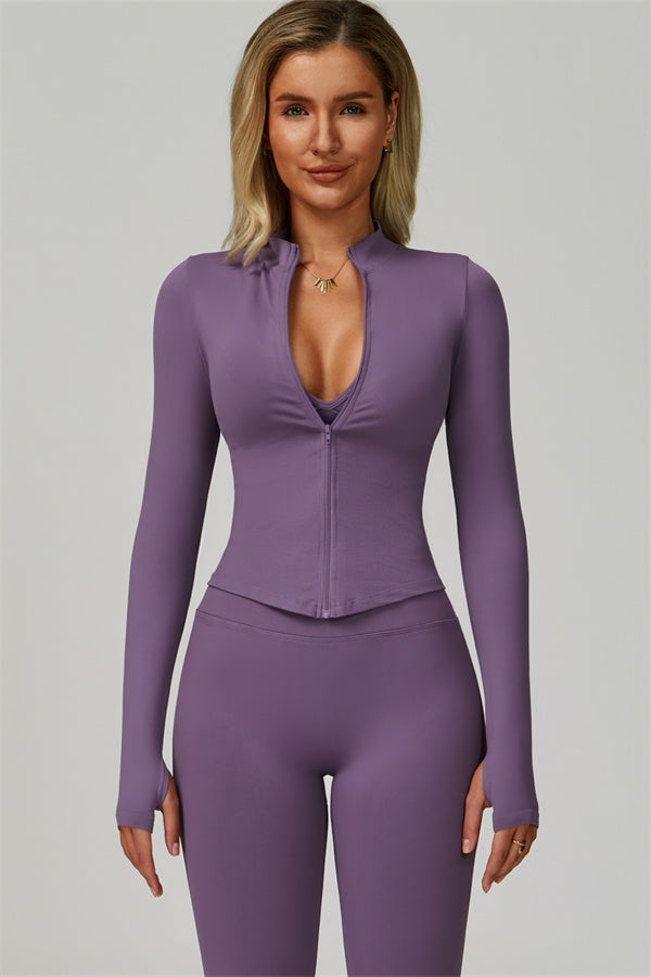 The Lagoon Jacket Sports Bra Leggings 3-Piece Set